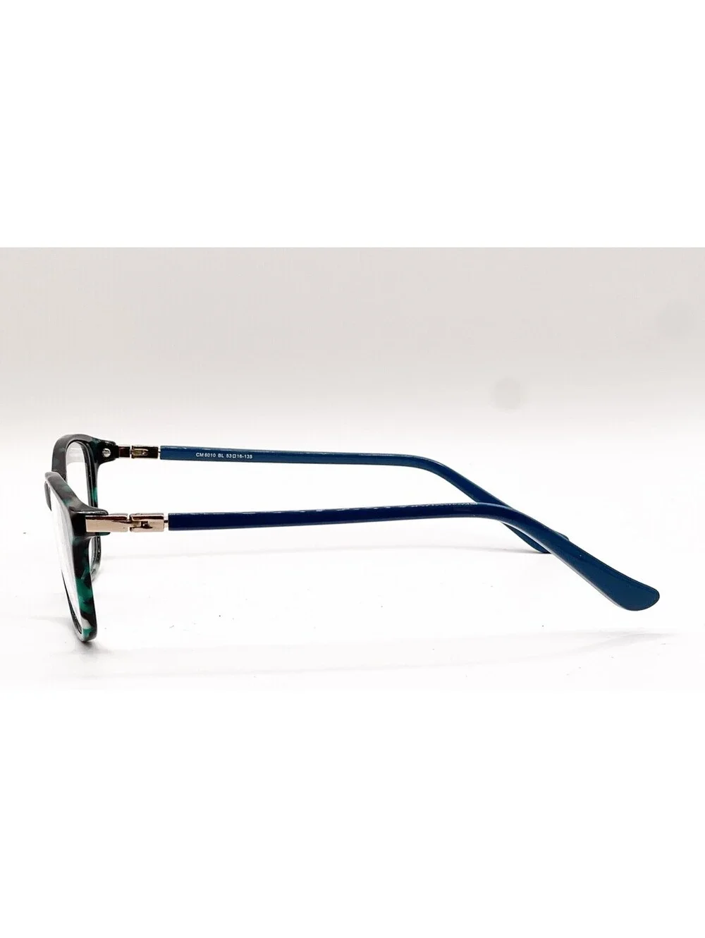 Chelsea Morgan CM 6010 BL Blue Cat Eye Authentic Eyeglass Frames 53-16-135